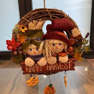 New Fall Harvest Wreath